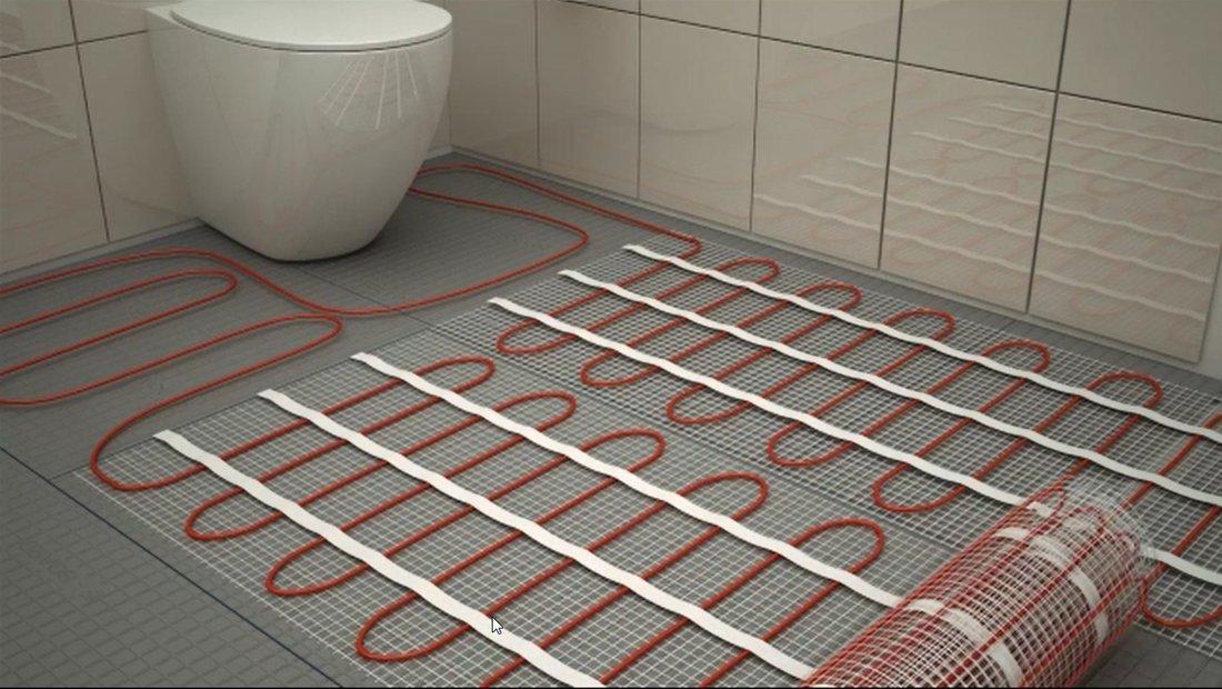 Piso aquecido elétrico